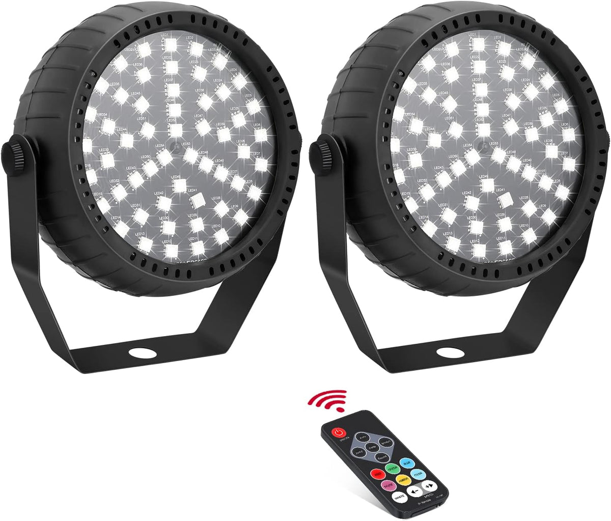 Strobe Lights Halloween, Telbum Colorful Strobe Light for Parties, Super-Brig...