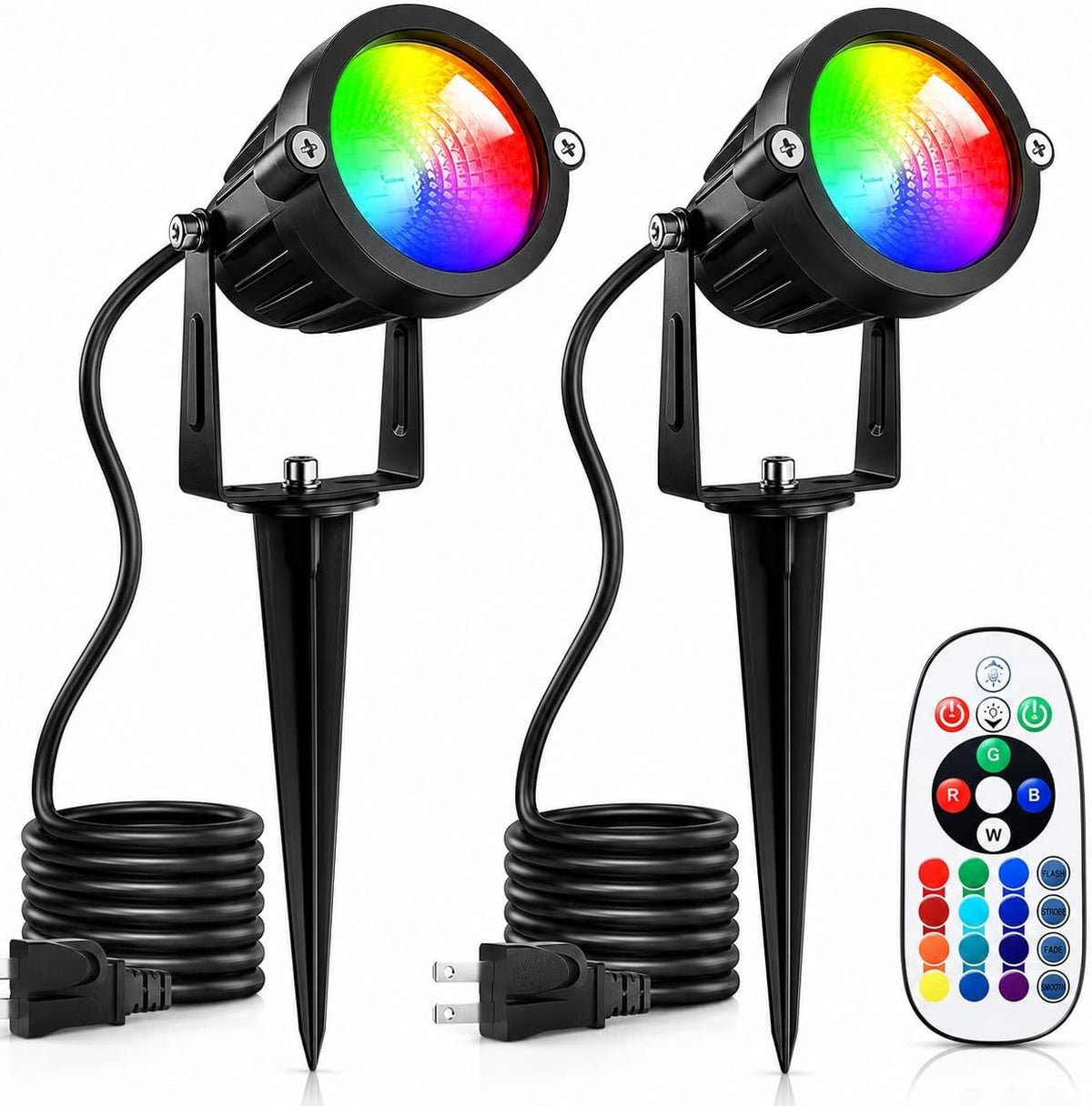 Halloween Spotlight Outdoor 15W with Remote Control 110V COB LED Spot Lights ...