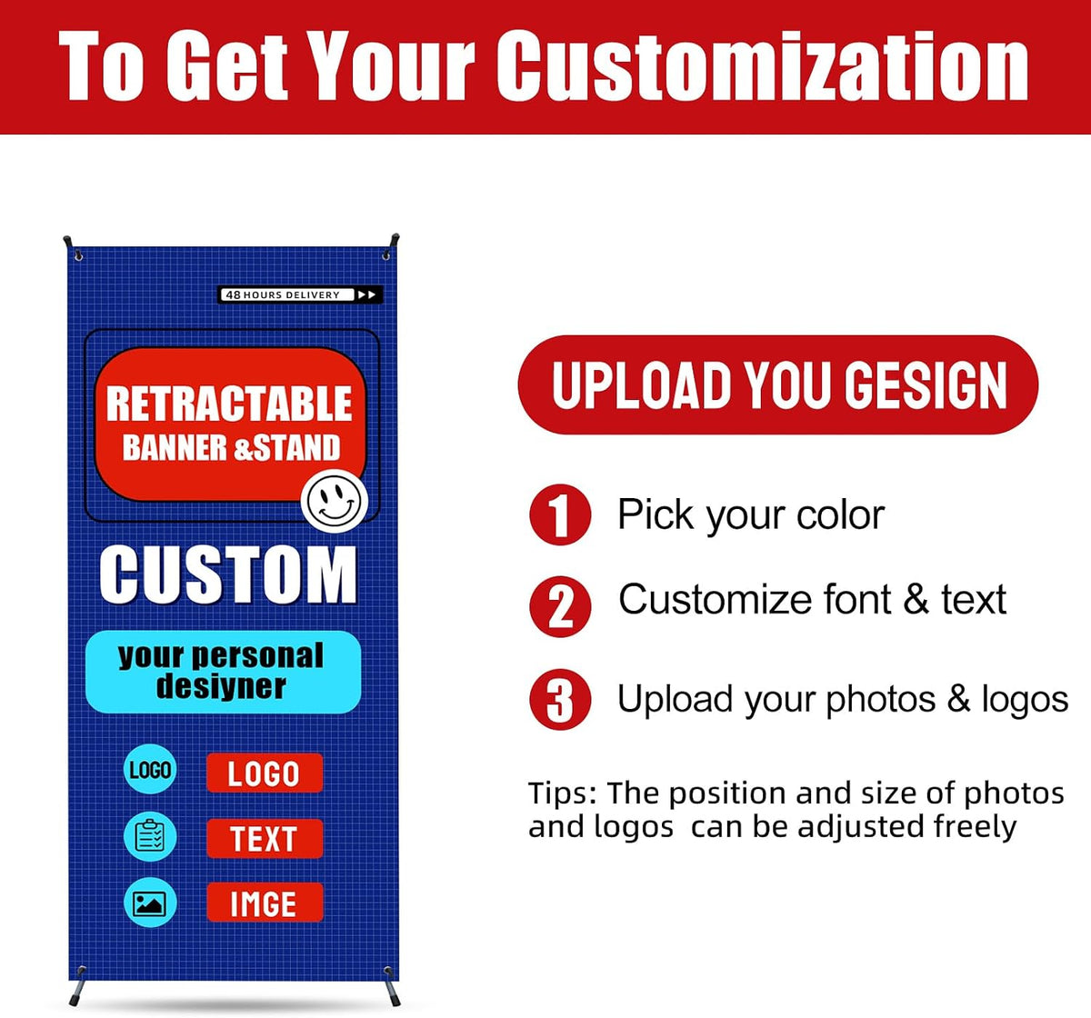 Custom Banner with X Stand 32" X 71",Banners and Signs Customize,Po...