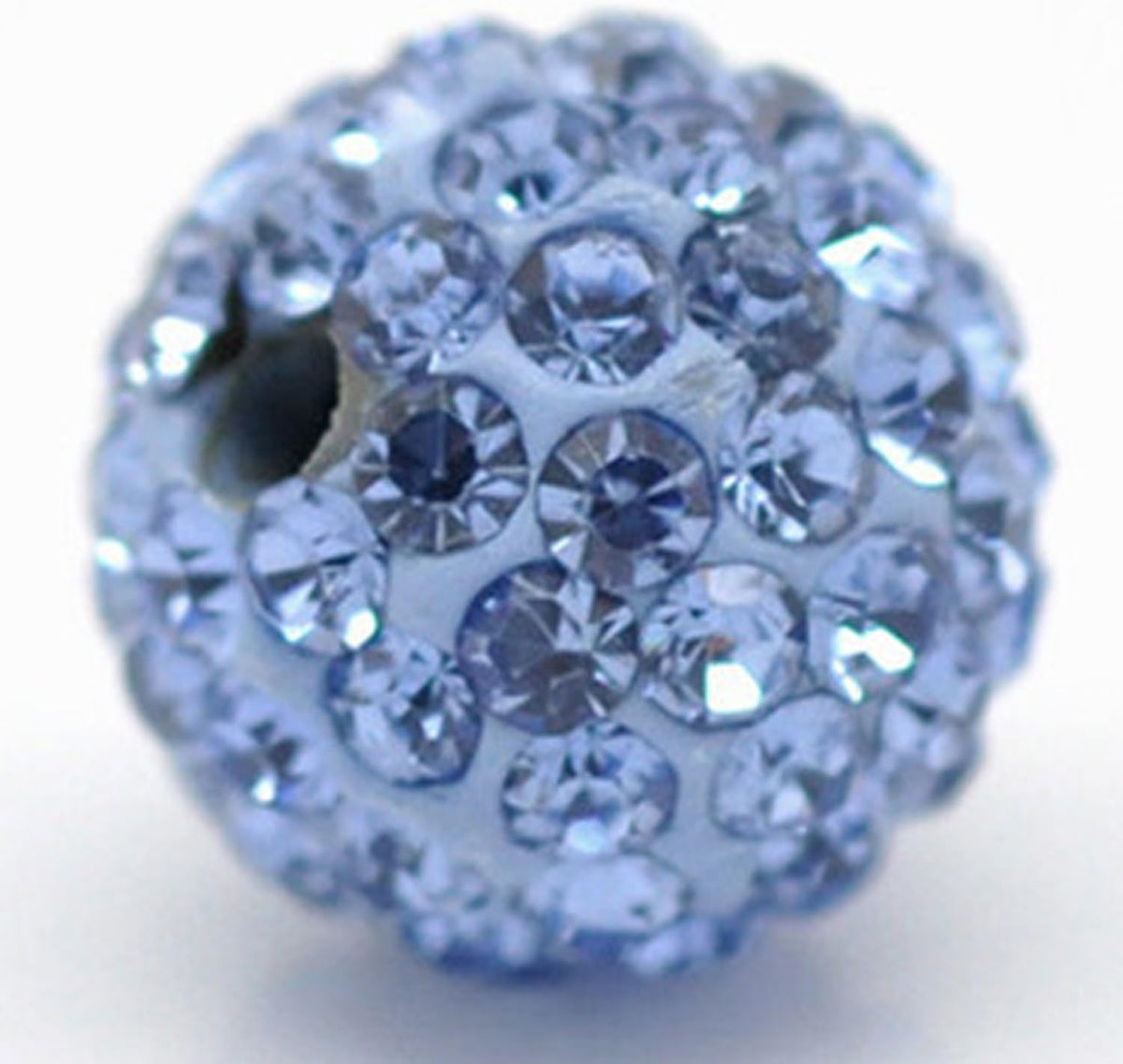 RUBYCA Pave Czech Crystal Disco Ball Clay Beads fit Shamballa Jewelry (100pcs...
