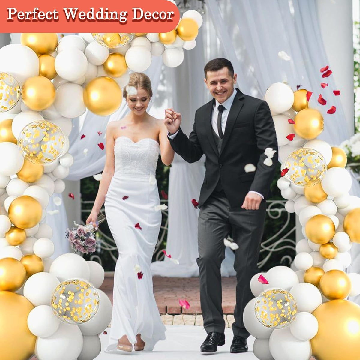 OurWarm 8.2FT & 6FT Half Balloon Arch Stand, Balloon Arch Kit for Party