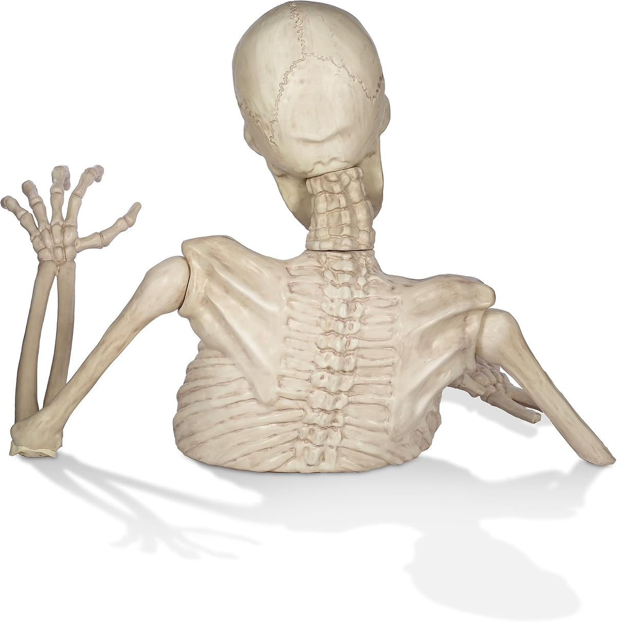 BOO BOX 4 Ft. Halloween Groundbreaker Skeleton, Giant Outdoor Decoration for ...