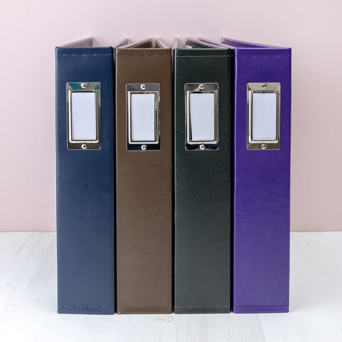 We R Memory Keepers 12x12 Photo Album - Faux Leather with 5 Page Protectors a...
