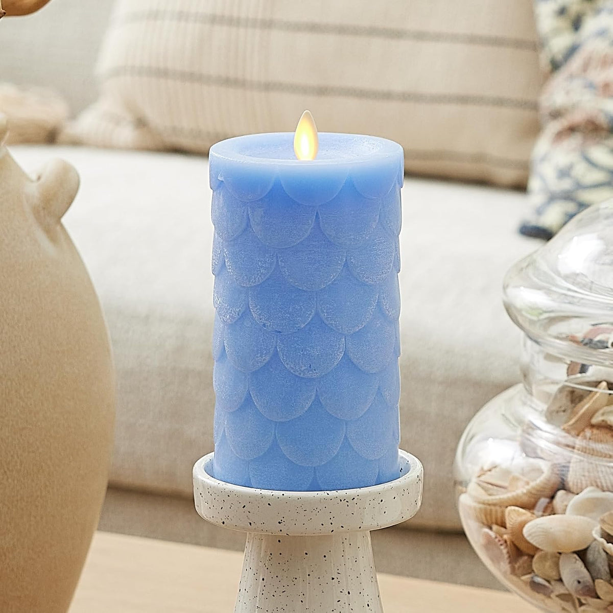 Luminara - Flameless Flickering Real Wax Moving Flame Battery Operated Unscen...