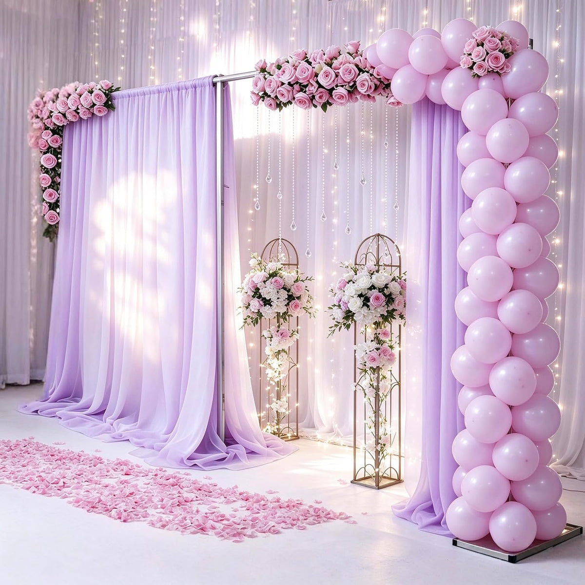 20x10FT Backdrop Stand Photo Pipe and Drape Background Stands Curtain Frame