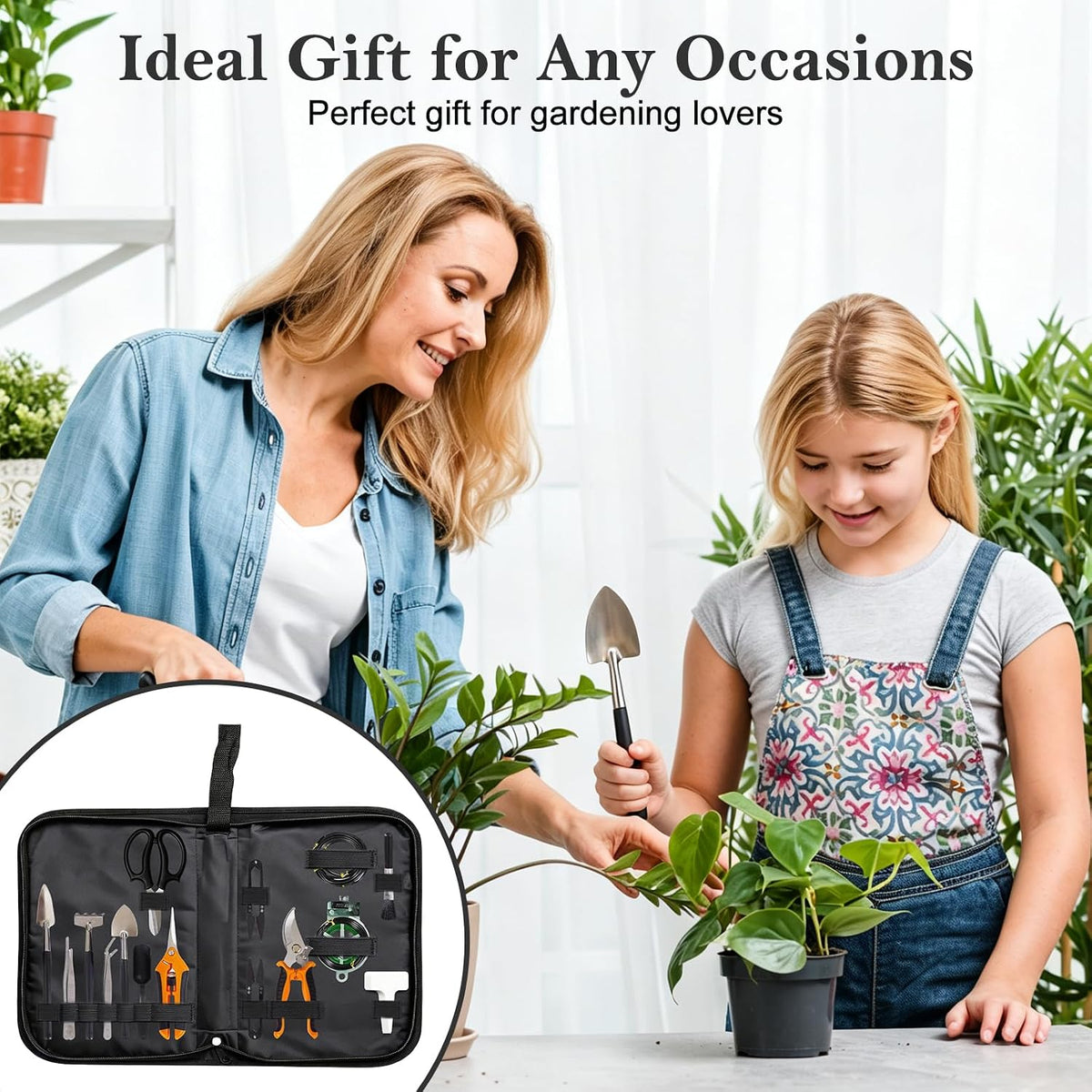Bonsai Tools Set, 26 Pcs Garden Tools Set for Beginner, Includes Bonsai Wire ...
