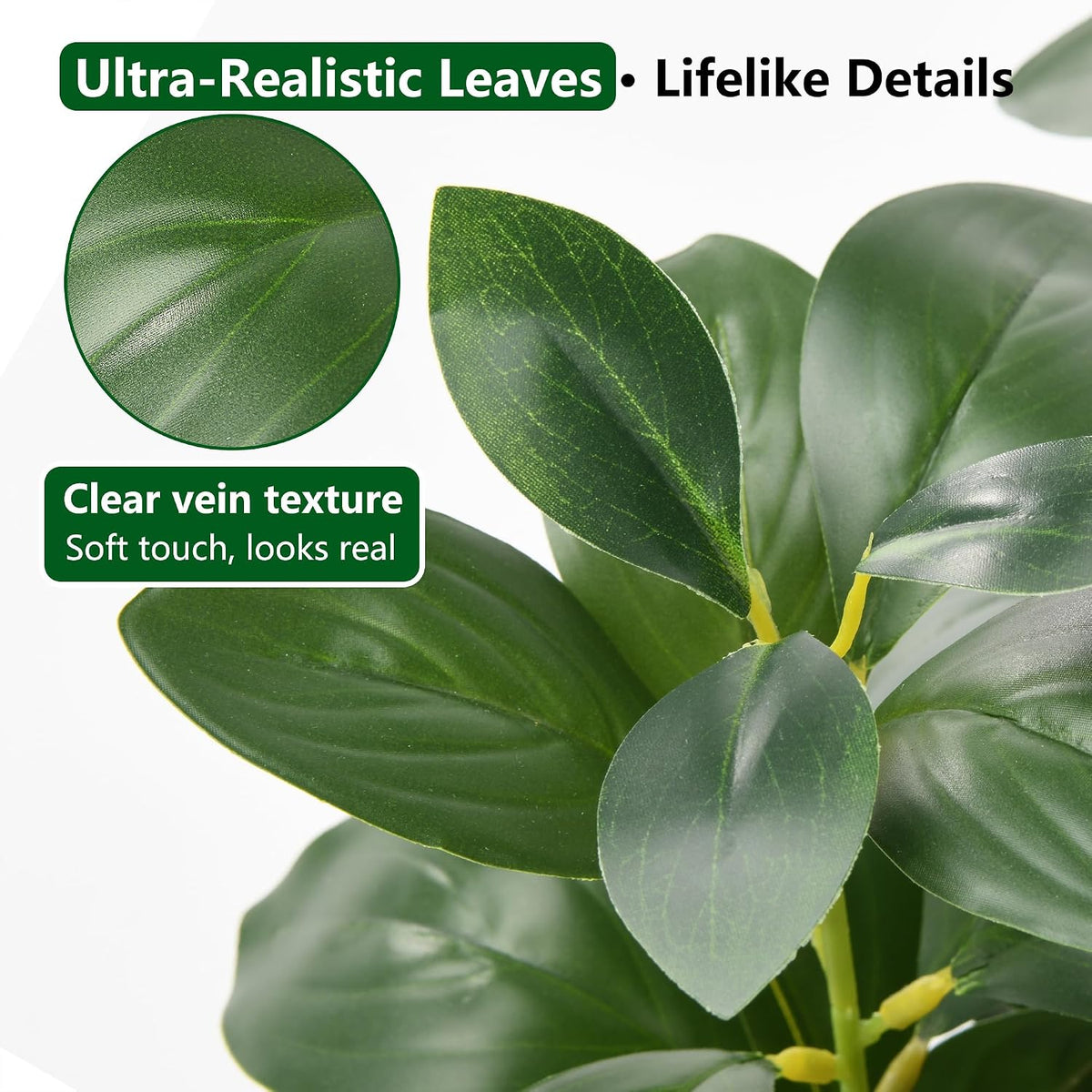 florisso Fake Plants Artificial Plants Indoor, Faux Potted Plants Indoor Arti...