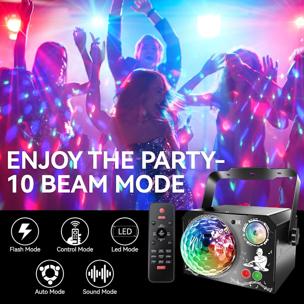 Disco Ball Party Lights Indoor, Dj Lights Disco Ball