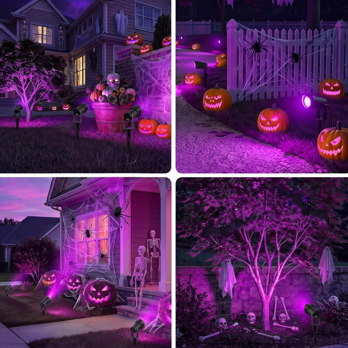 nipify 5W Outdoor Spot Lights, Halloween Spotlights Landscape Spotlights