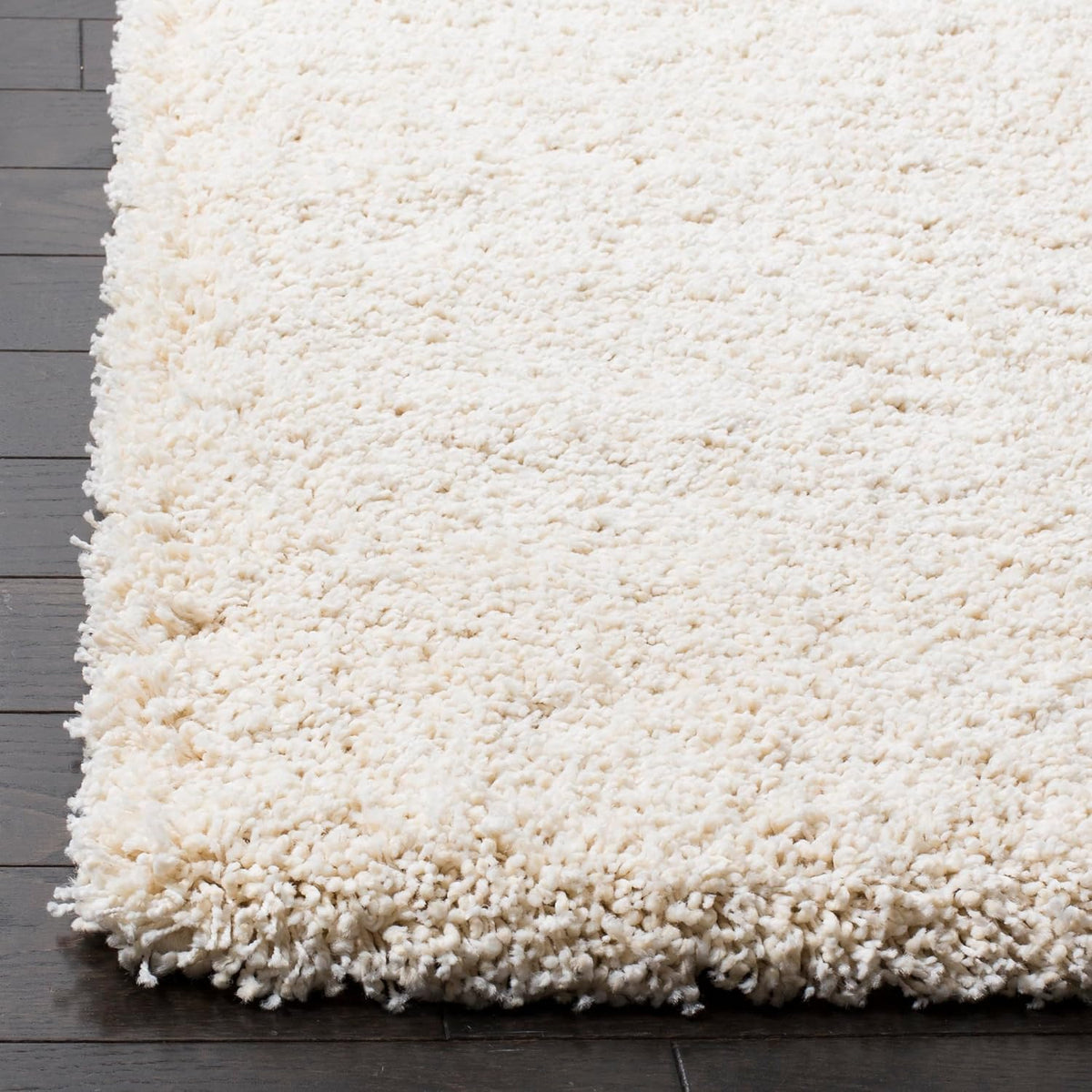 SAFAVIEH Milan Shag Collection 2' x 6' Ivory SG180 Solid Non-Shedding...