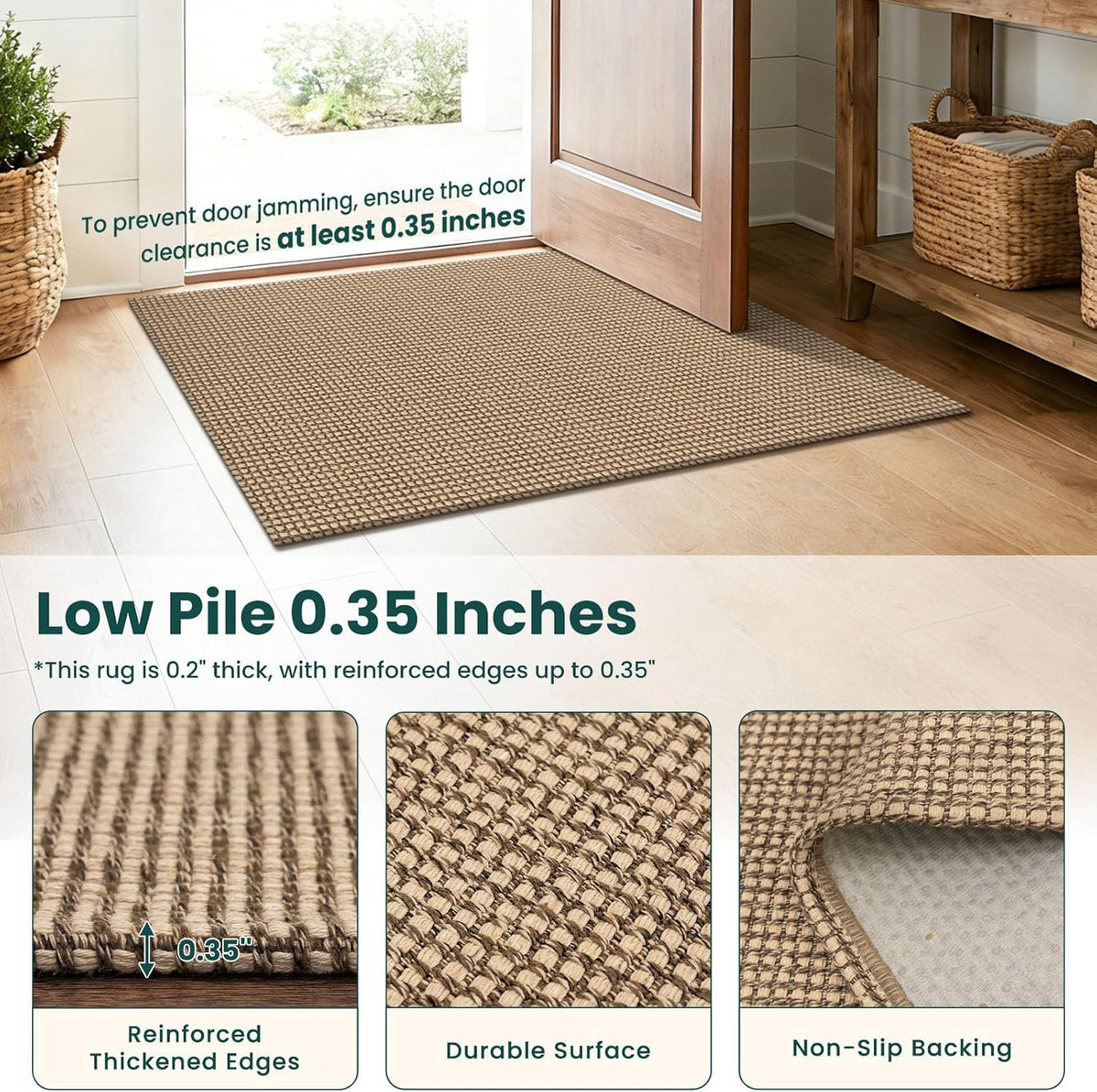 KOZYFLY Boho 2.5'x12' Runners Rugs for Hallway, Long Washable Runner ...