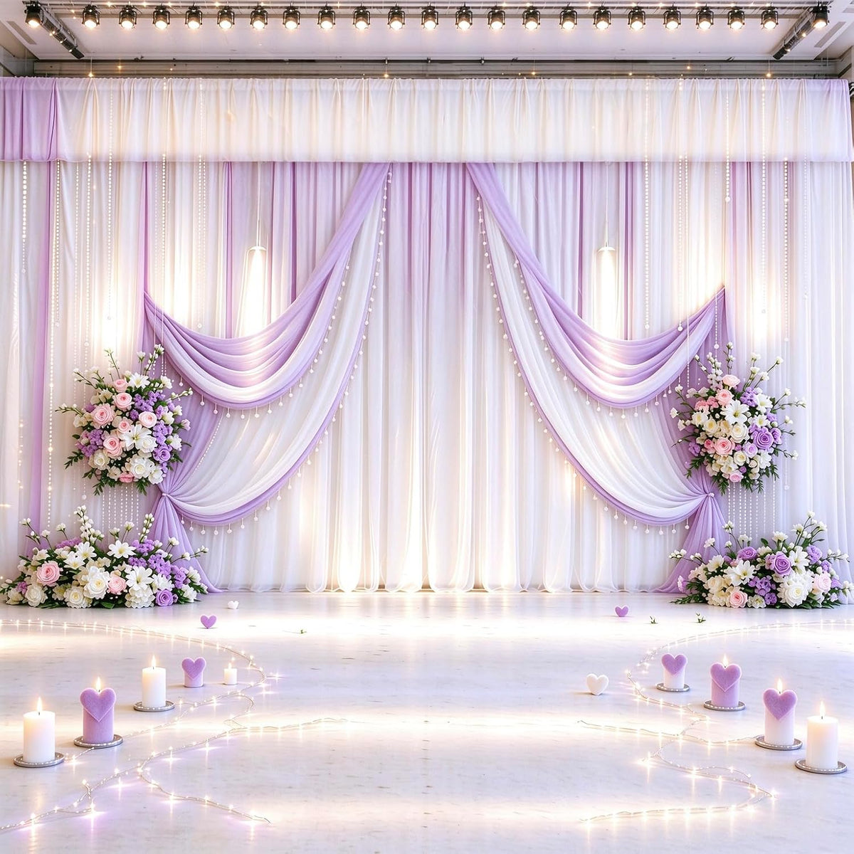20x10FT Backdrop Stand Photo Pipe and Drape Background Stands Curtain Frame