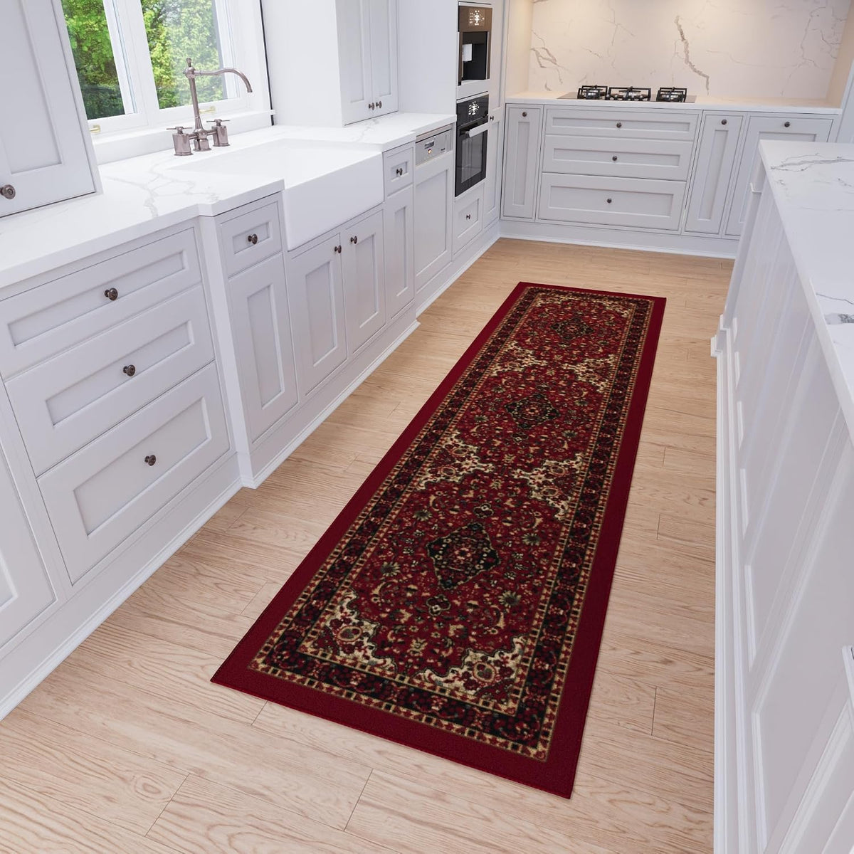 Ottomanson Persian 3x10 Runner Rug for Hallway – Kitchen Rug Runners
