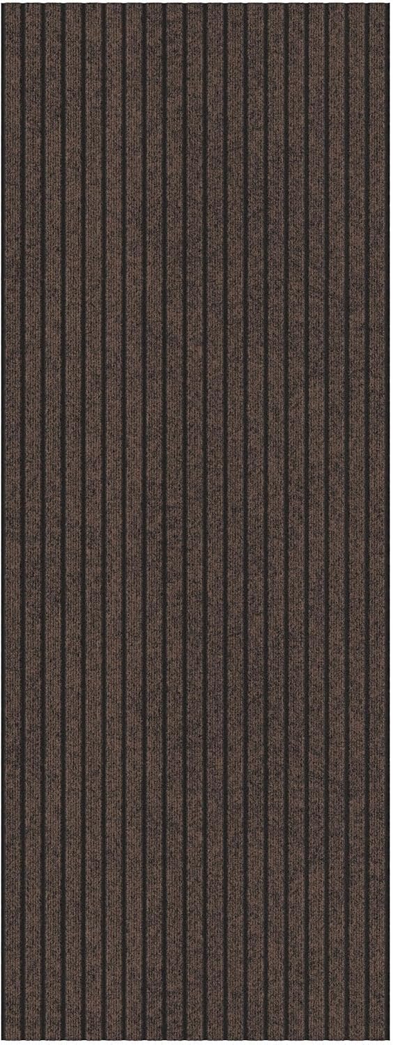 Ottomanson 2x12 Hallway Runner Rug – Non-Slip Indoor Outdoor Door Mat