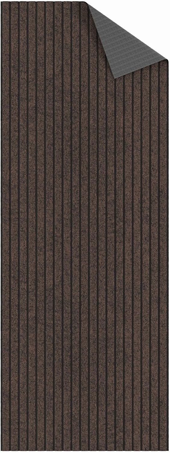 Ottomanson 2x12 Hallway Runner Rug – Non-Slip Indoor Outdoor Door Mat