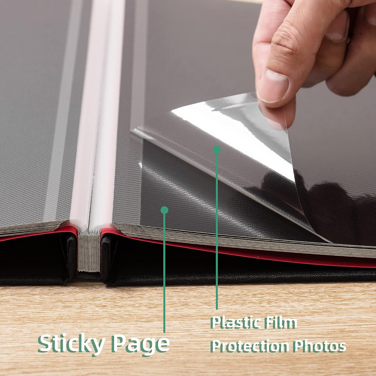 Large Photo Album Self Adhesive for 4x6 8x10 Magnetic Scrapbook Album DIY 60 ...
