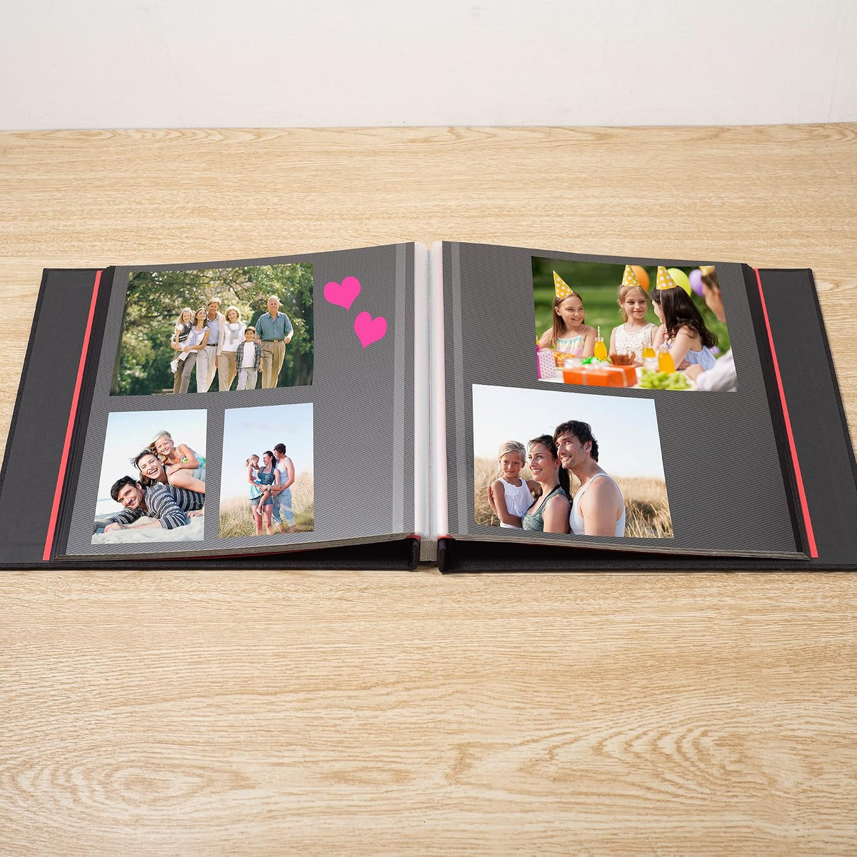 Large Photo Album Self Adhesive for 4x6 8x10 Magnetic Scrapbook Album DIY 60 ...