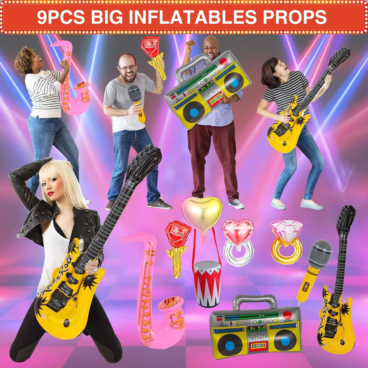 Bulk Opulent Photo Booth Props Set for Adult, Novelty Funny Hats and Glasses,...