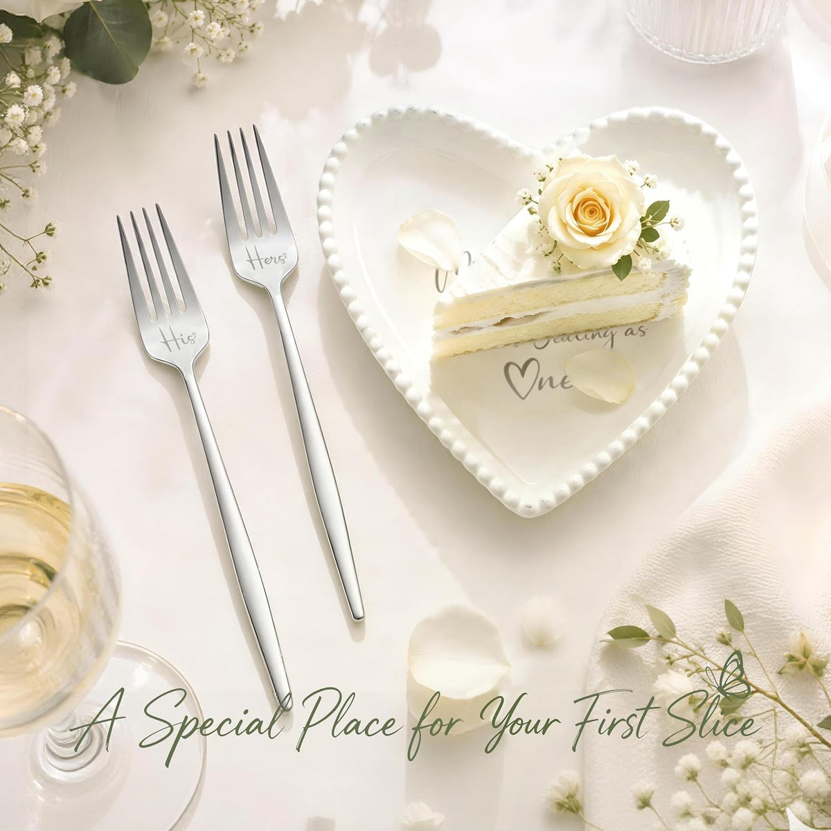 5-Pc Wedding Cake Cutting Set, Cake Knife Server Set