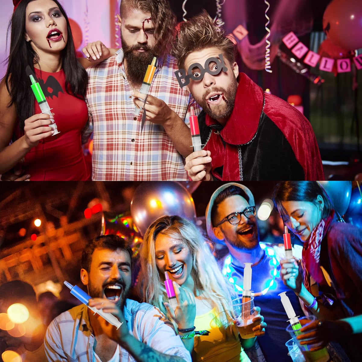 30ml Jello Shot Syringes 150 Pack with Tip Cap Adults Party Liquid Syringe
