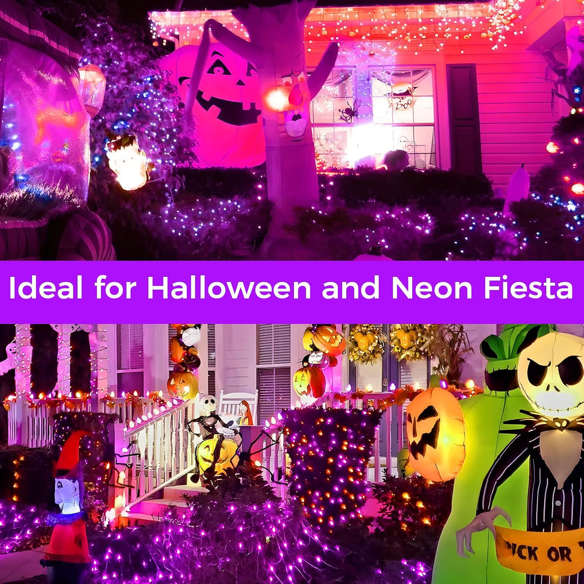 Halloween Christmas LED Spot Lights Outdoor Black Light Projector, 12W Color ...