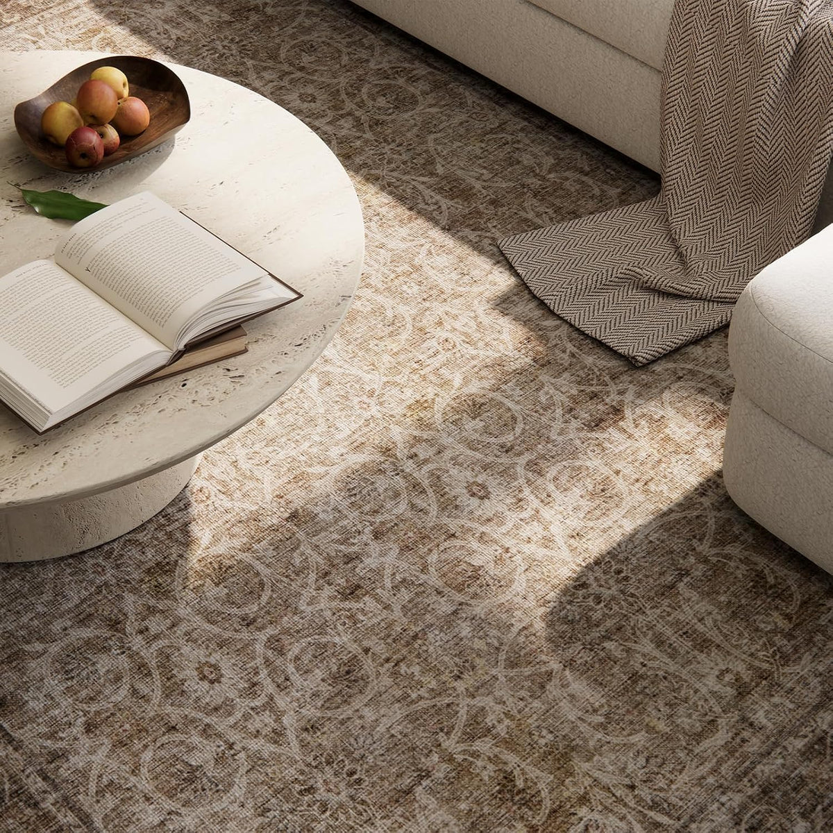 Machine Washable Rugs for Living Room: 9x12 Area Rugs for Bedroom