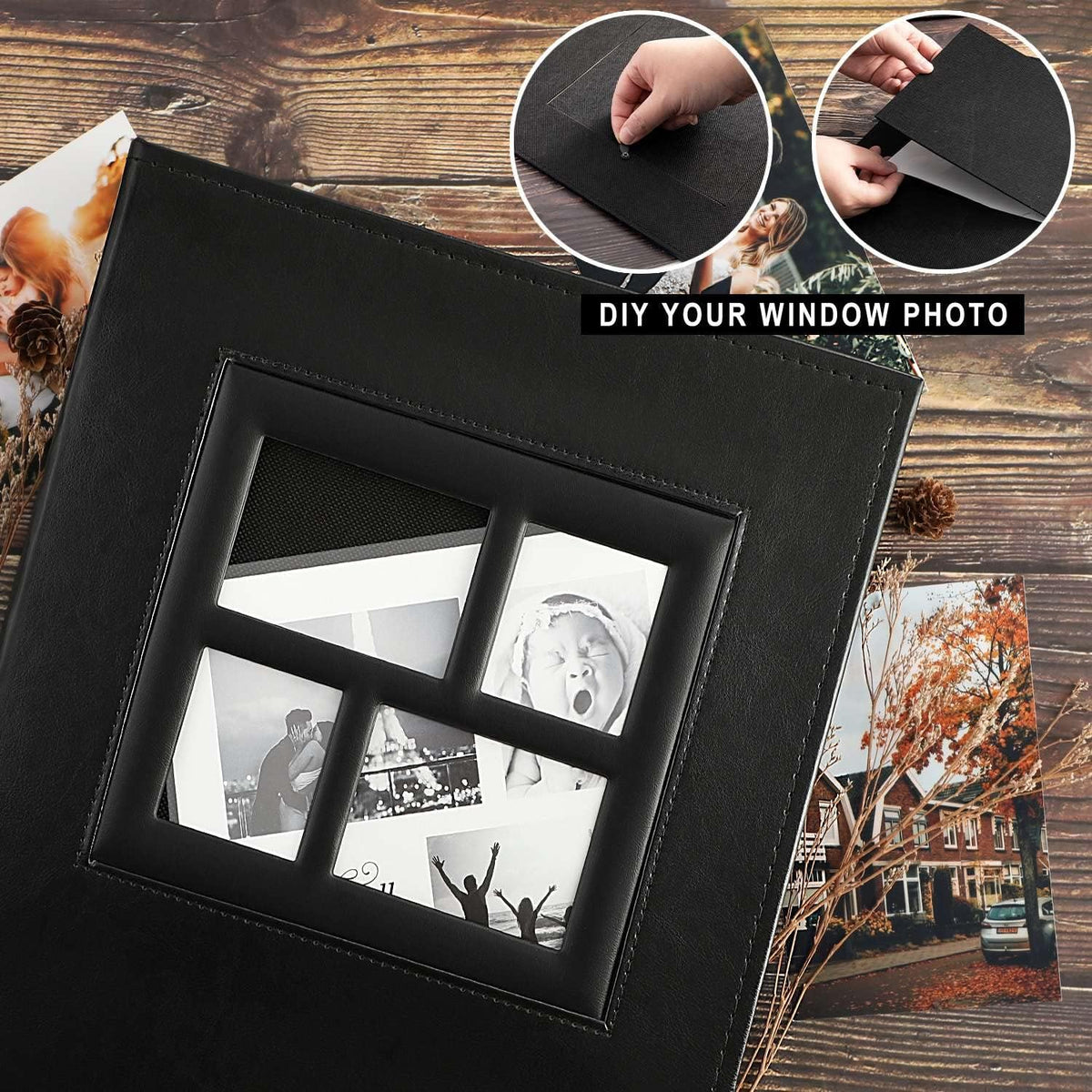 Ywlake Photo Album 4x6 1000 Pockets Photos, Extra Large Capacity Family Weddi...