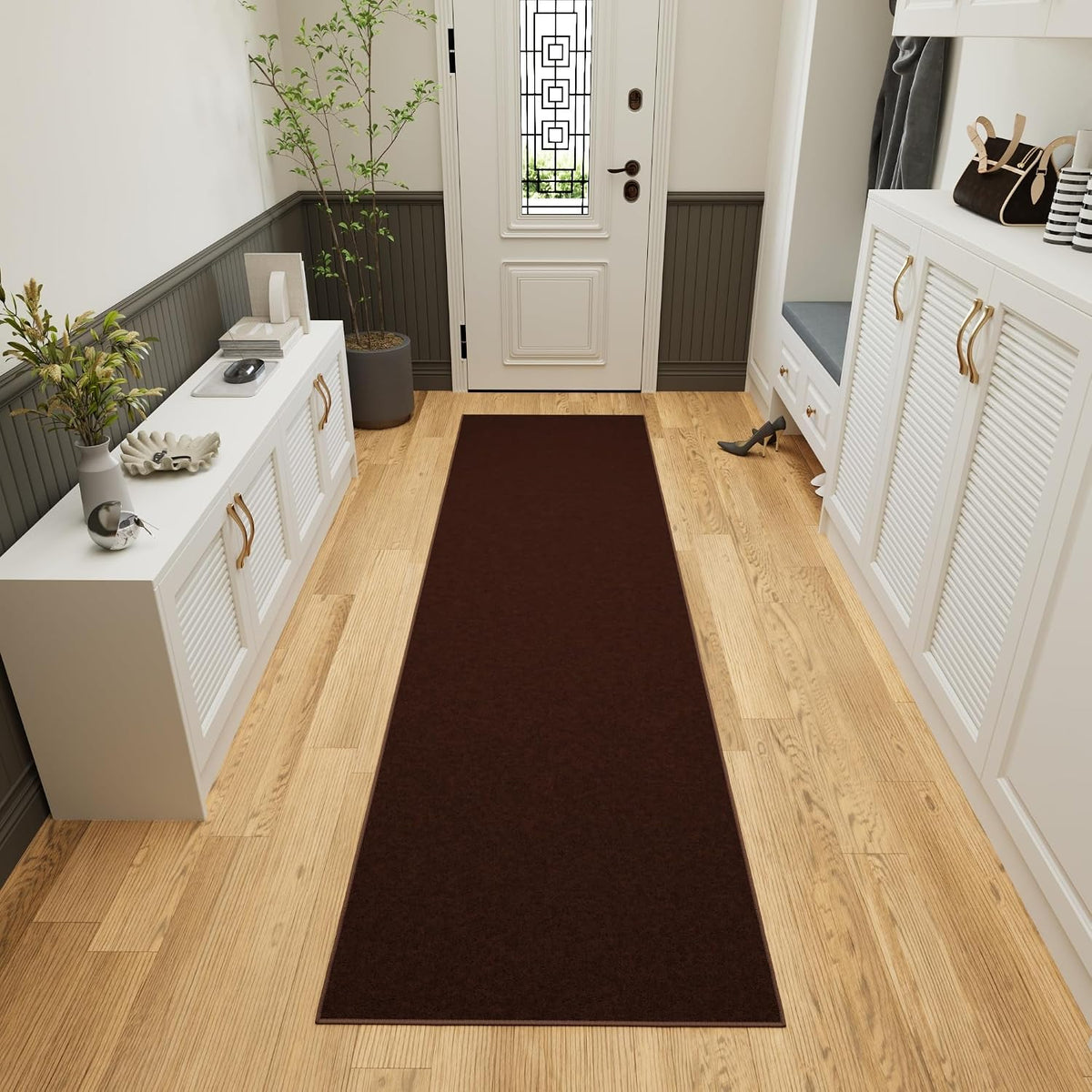 Ottomanson 3x10 Hallway Runner Rug – Non-Slip Kitchen Rugs