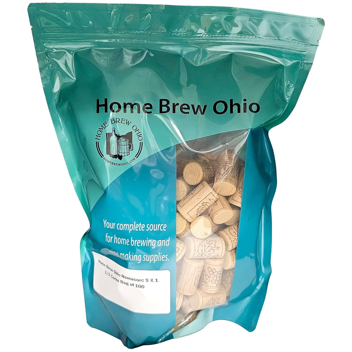 Nomacorc Synthetic Wine Corks #9 x 1 1/2". Bag of 100