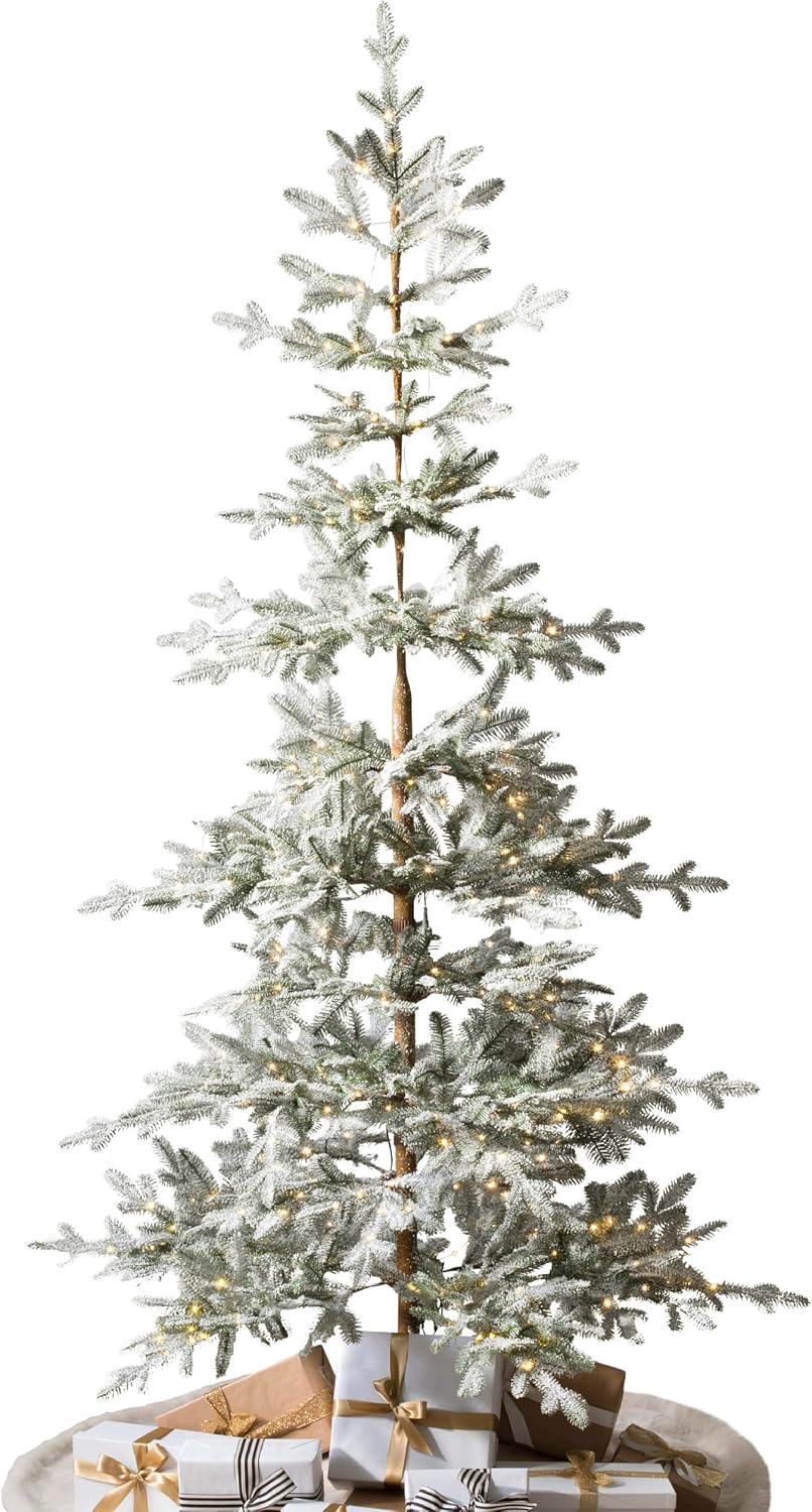 Balsam Hill Frosted Alpine Balsam Fir - Snow-Kissed Artificial Christmas Tree...