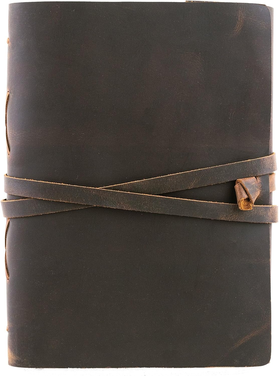 Moonster Leather Photo Album Scrapbook – Full-Grain Buffalo Leather