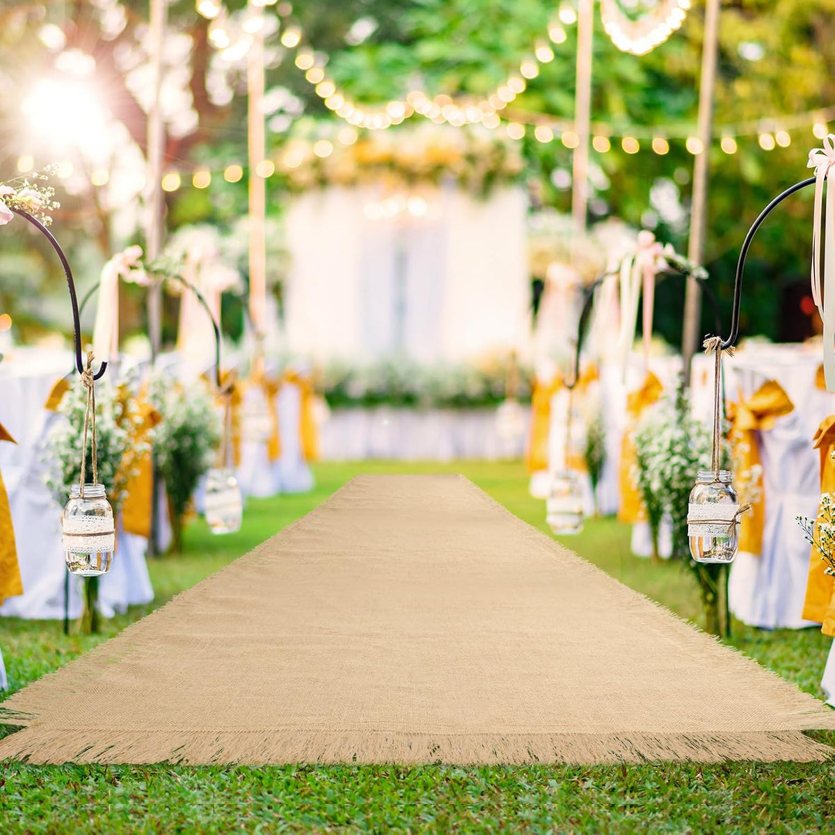 VitalCozy 1 Piece 40 Inch x 50 Feet Wedding Aisle Runners