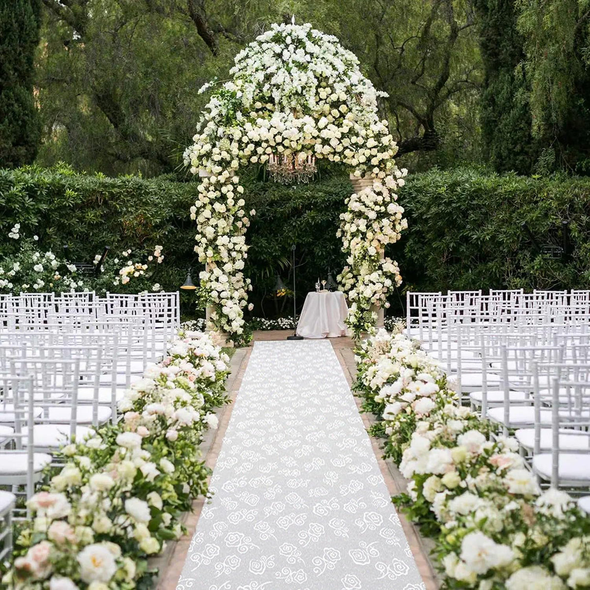 Aisle Runner for Wedding Ceremony, Rose, 3x50 Feet