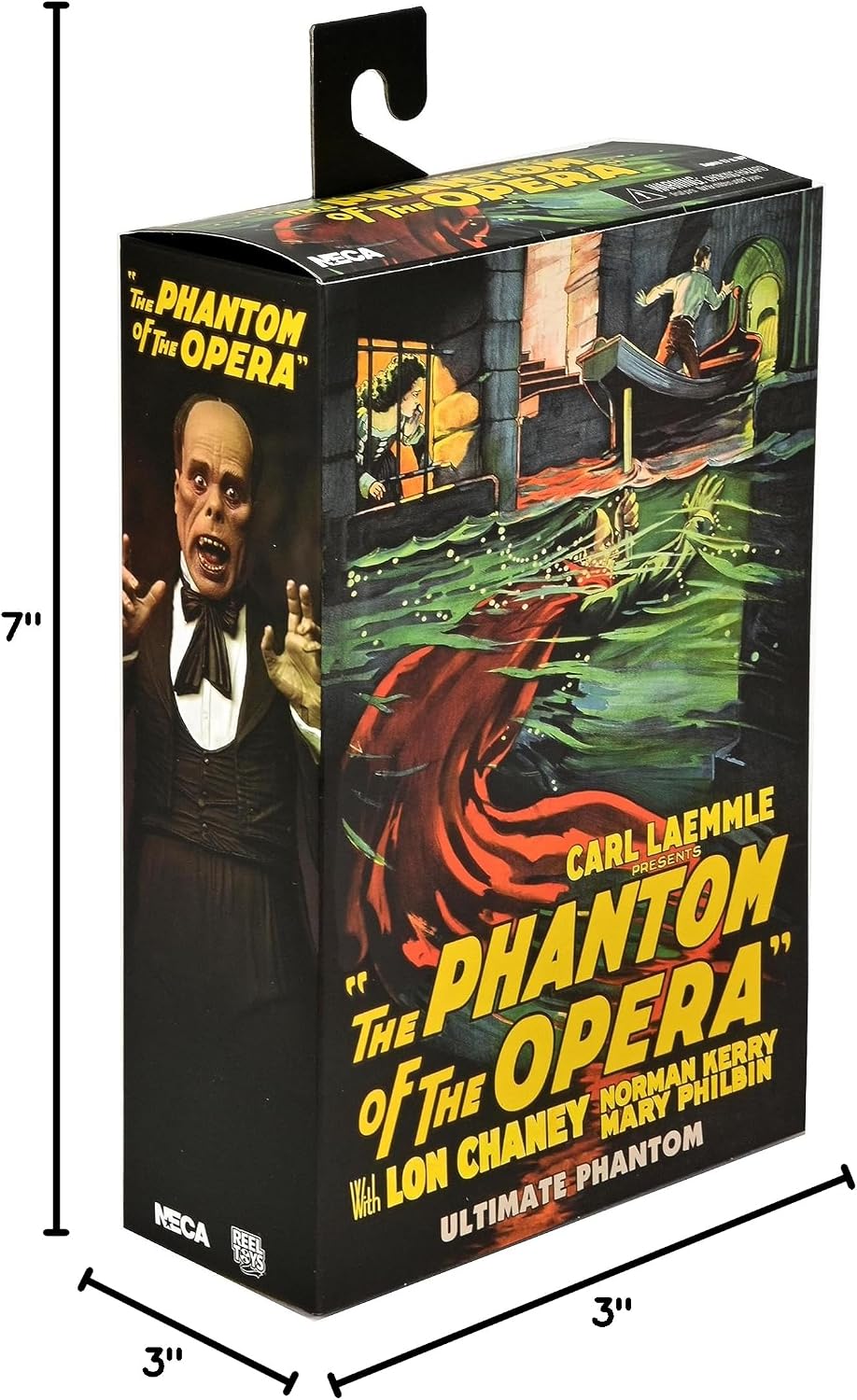 NECA - Phantom of the Opera (1925) - 7" Scale Action Figure - Ultimate T...