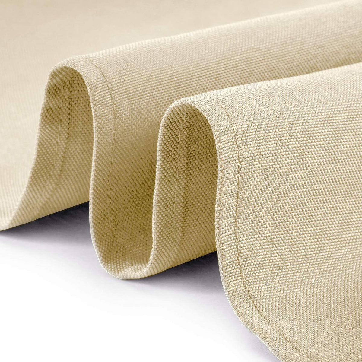 Lann's Linens 10 Pack 90 x 132 Inch Rectangular Tablecloth, Washable Poly...