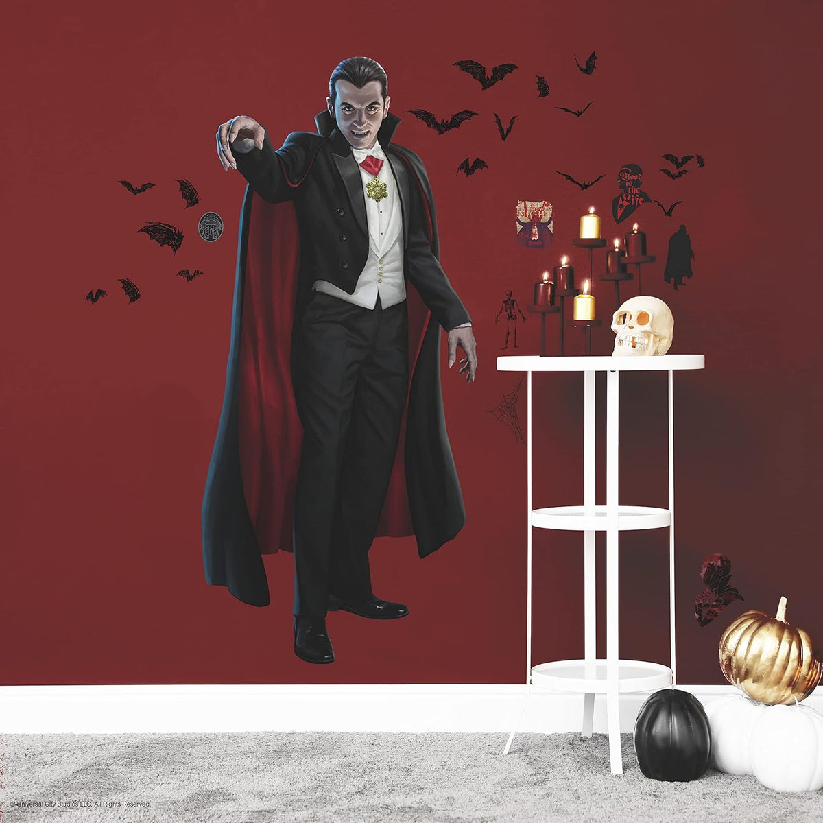 RoomMates Classic Monsters Dracula Peel and Stick Wall Decals