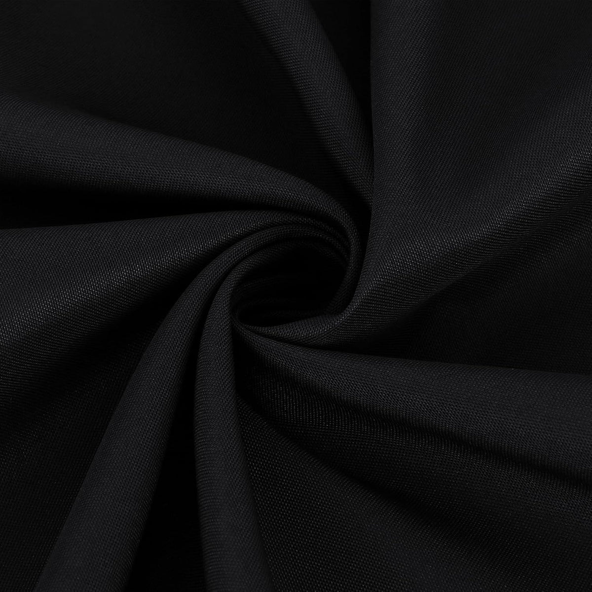 sancua 90 Inch Round Tablecloth Fit 30-72 Inch Tables, Black 6 Pack Circle