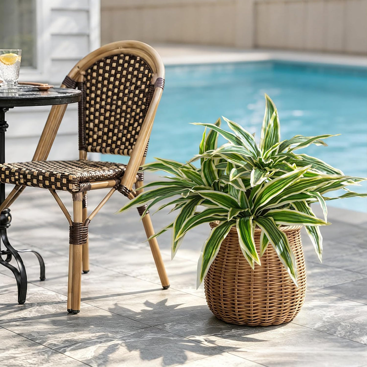 4 Pcs Artificial Greenery Stems Dracaena Faux Branches Artificial Plants Real...