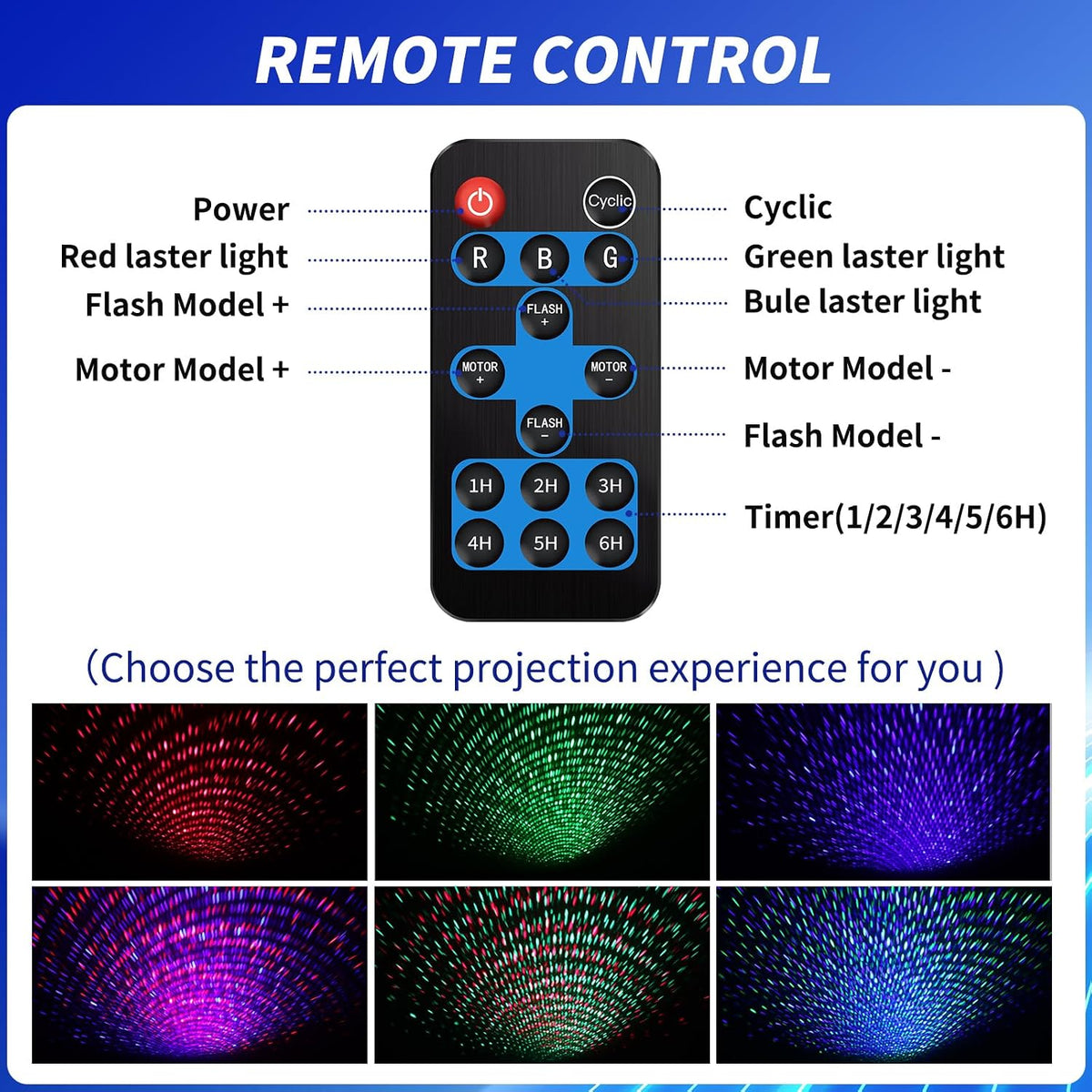 Christmas Laser Projector Light Outdoor: RGB 3 Colors Firefly Moving Laser Li...