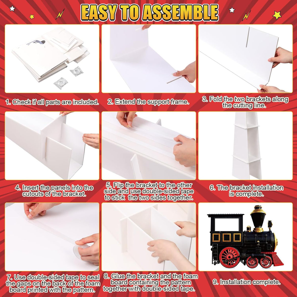 Capoda Life Size Cardboard Cutout Standee 43x59 in, Kt Foam Board Locomotive ...