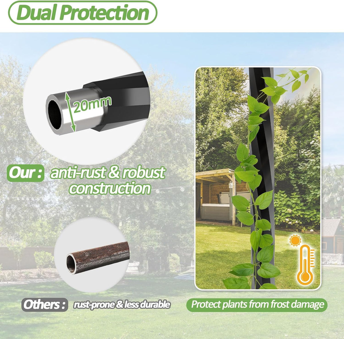 Garden Arch Trellis - 69"L*71"W*87"H, Trellis for Climbing Pla...