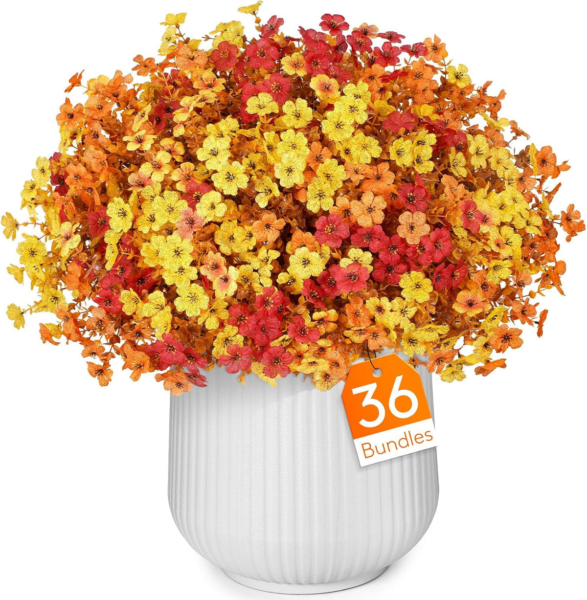 Lifewit Fall Artificial Flowers for Outdoor, Faux Flowers for Garden Decor