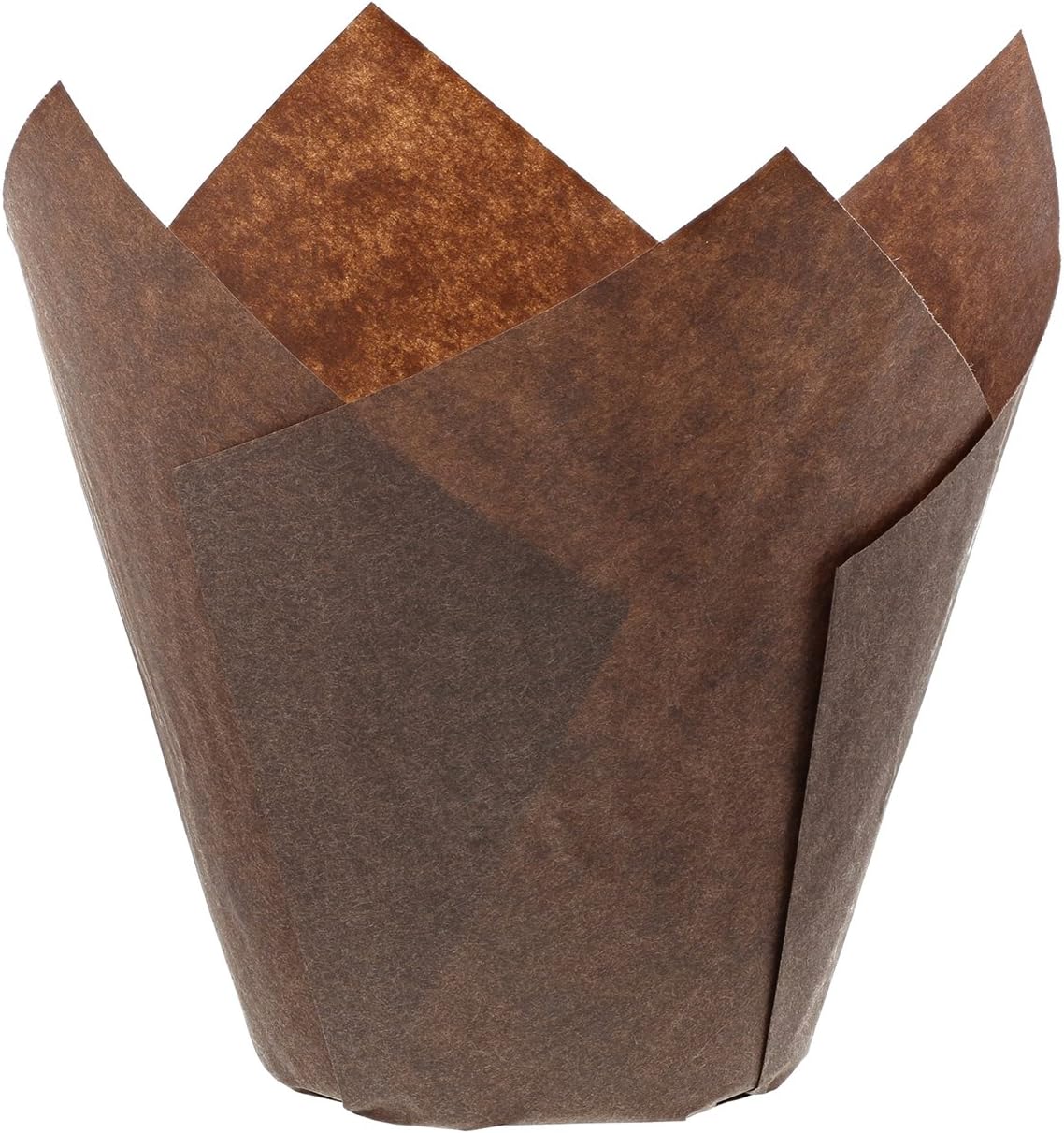 Royal Brown Tulip Style Baking Cups, Medium Case of 2000