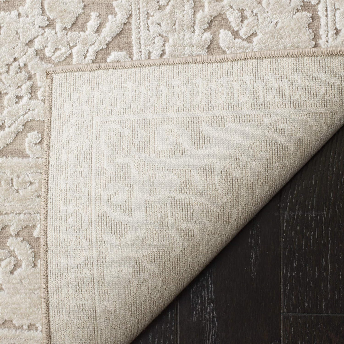 SAFAVIEH Reflection Area Rug 9'x12', Traditional Beige & Cream RF...