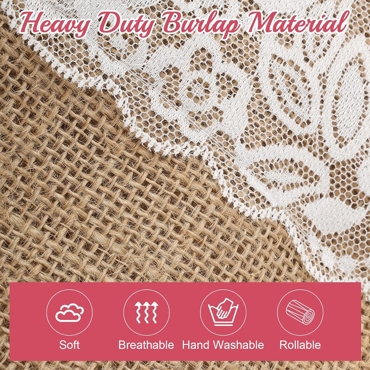 Natural Burlap Wedding Runner Aisle for Wedding Ceremony Burlap Aisle Runner ...