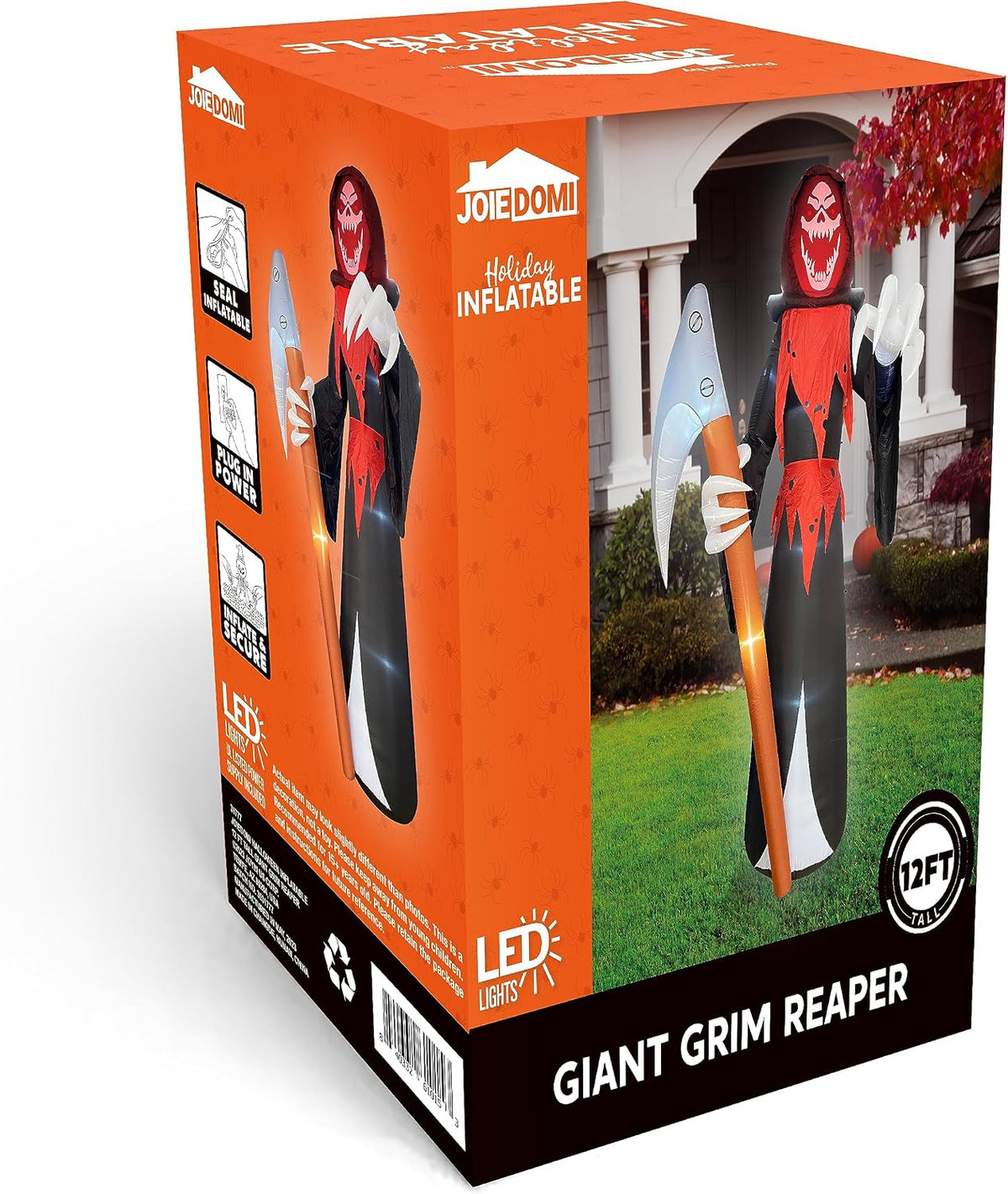 Joiedomi 12 ft Tall Halloween Inflatable Outdoor Decoration, Blow Up Yard Dec...