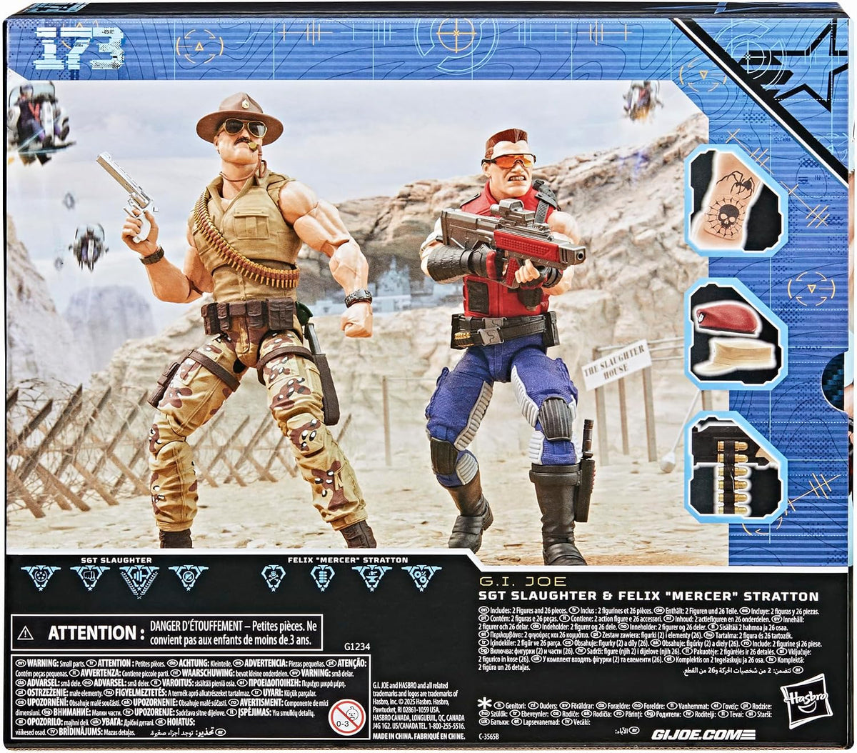 G.I. Joe Classified Series #173, SGT Slaughter & Felix Mercer Stratton, 2...