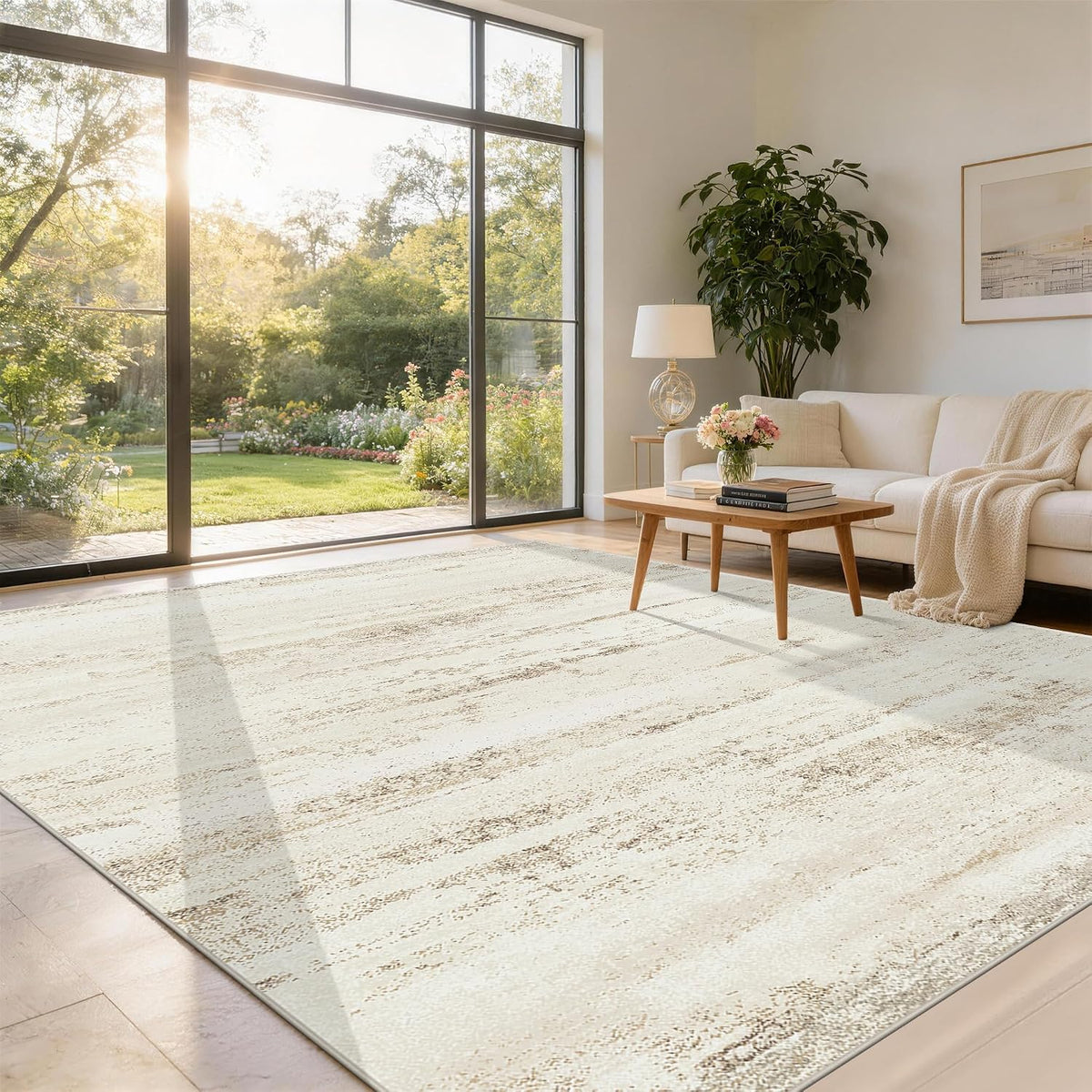 Washable Rugs 8x10 Area Rugs for Living Room,Bedroom,Dining Room Carpets