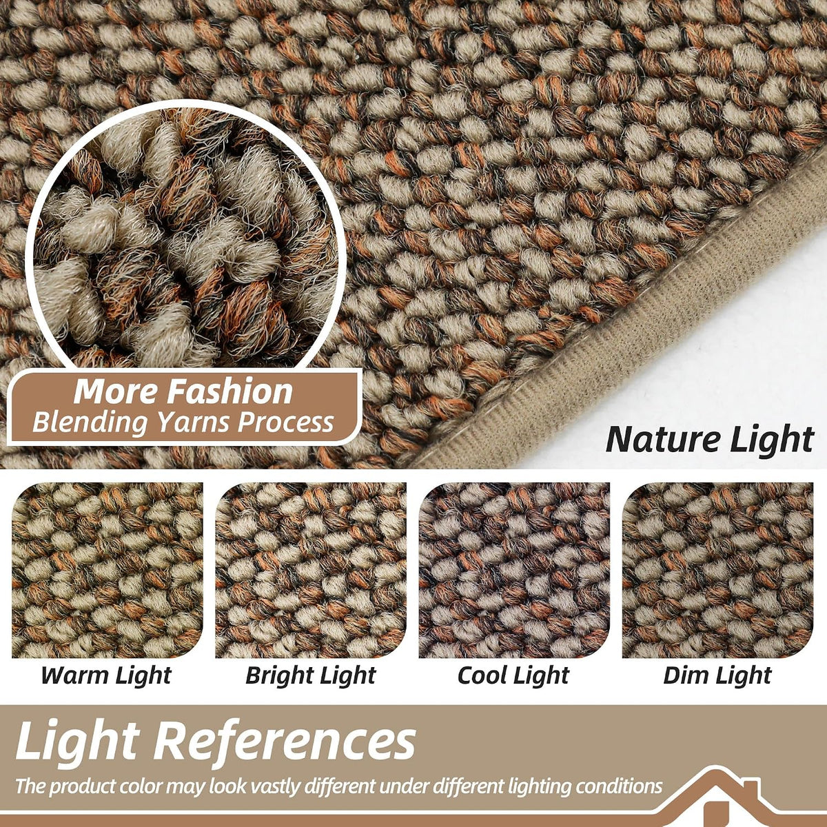BEQHAUSE Hallway Runner Rugs 2x6, Hallway Rug Non-Slip Washable, Taupe