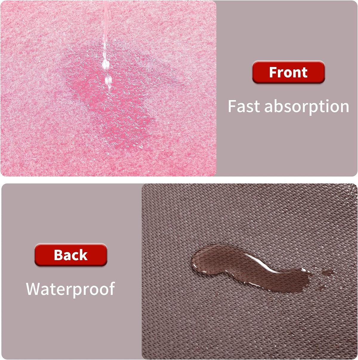 HOMBYS 450 GSM Extra Thick 3x10 ft Pink Carpet Runner for Partys & Events